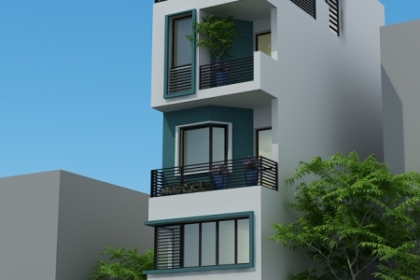 Xây dựng nhà ống trong ngõ